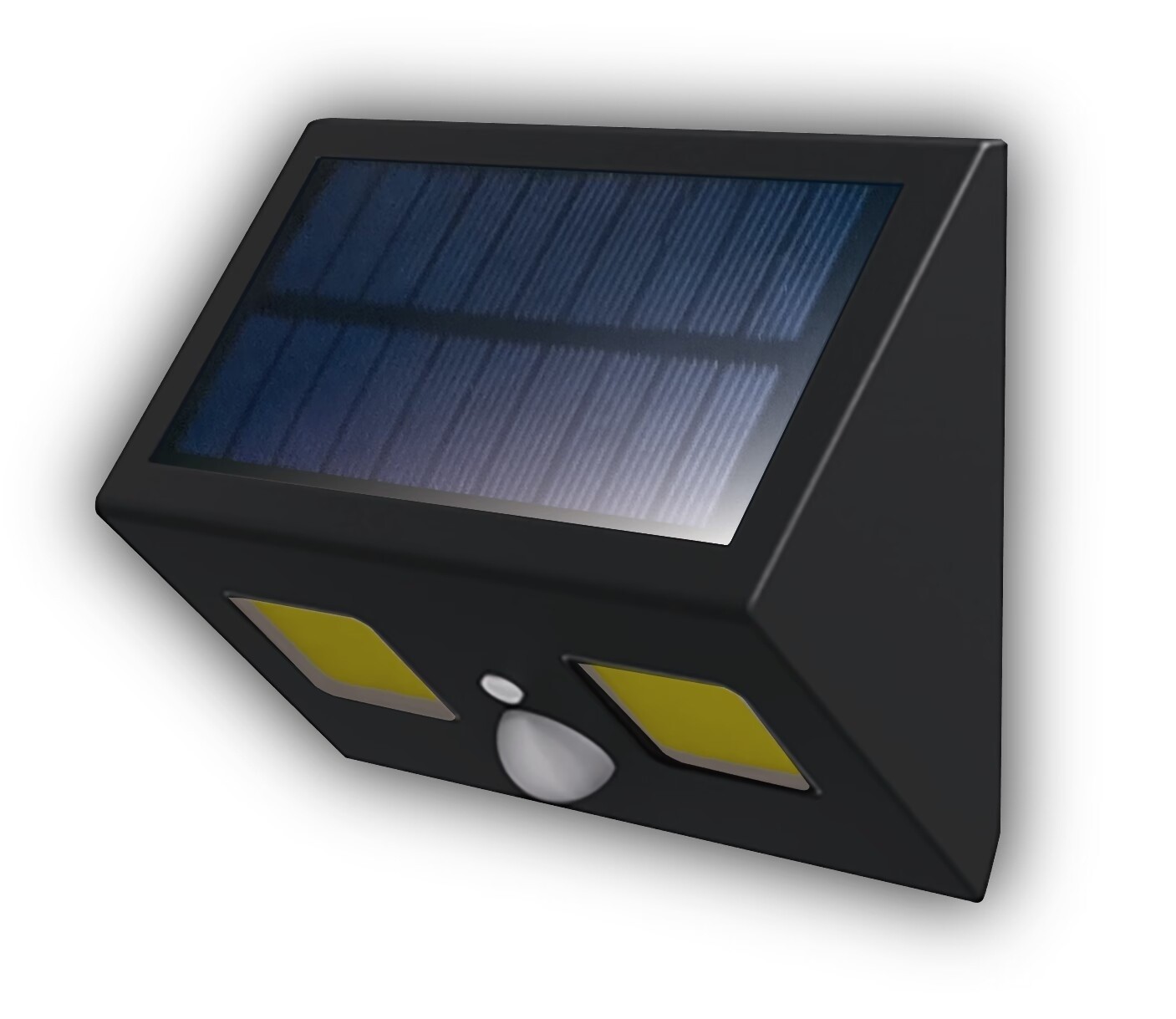 Solar PIR wall light